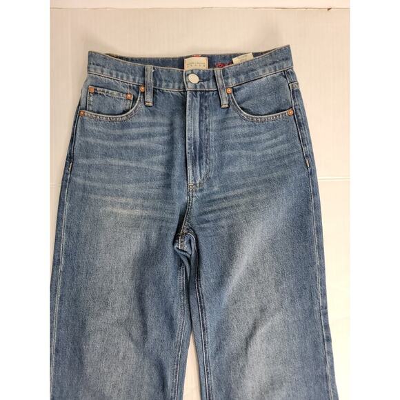 Alice and Olivia Wide Leg Jeans Size 26 High Rise Crop Boho Classic - Picture 3 of 12